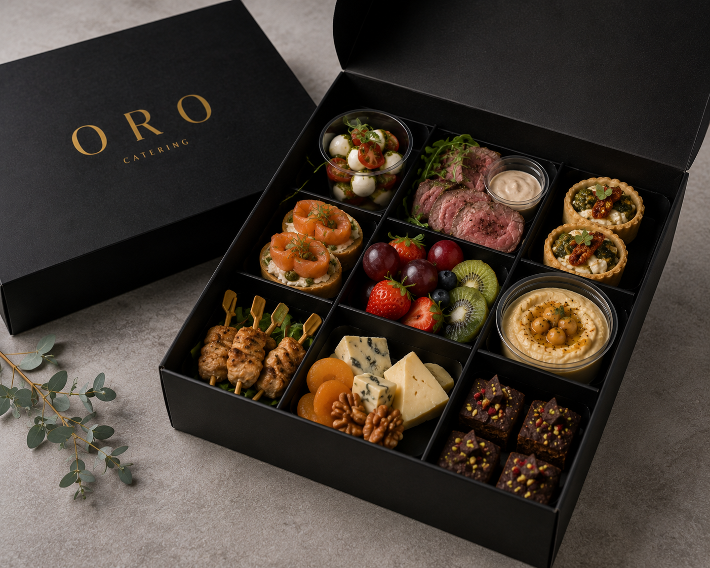 ORO Catering — premium box